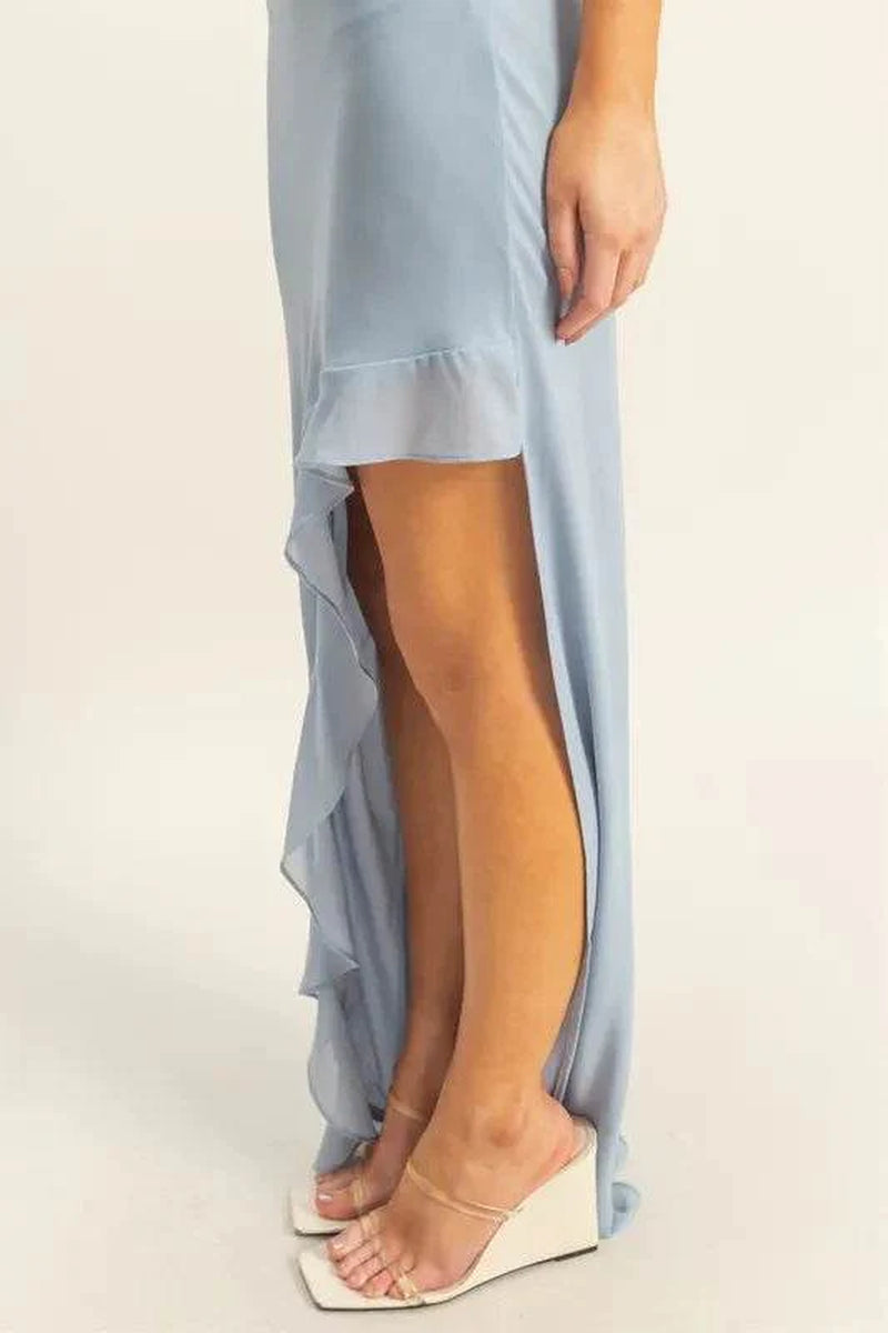 Seraphina Chiffon Ruffle Dress