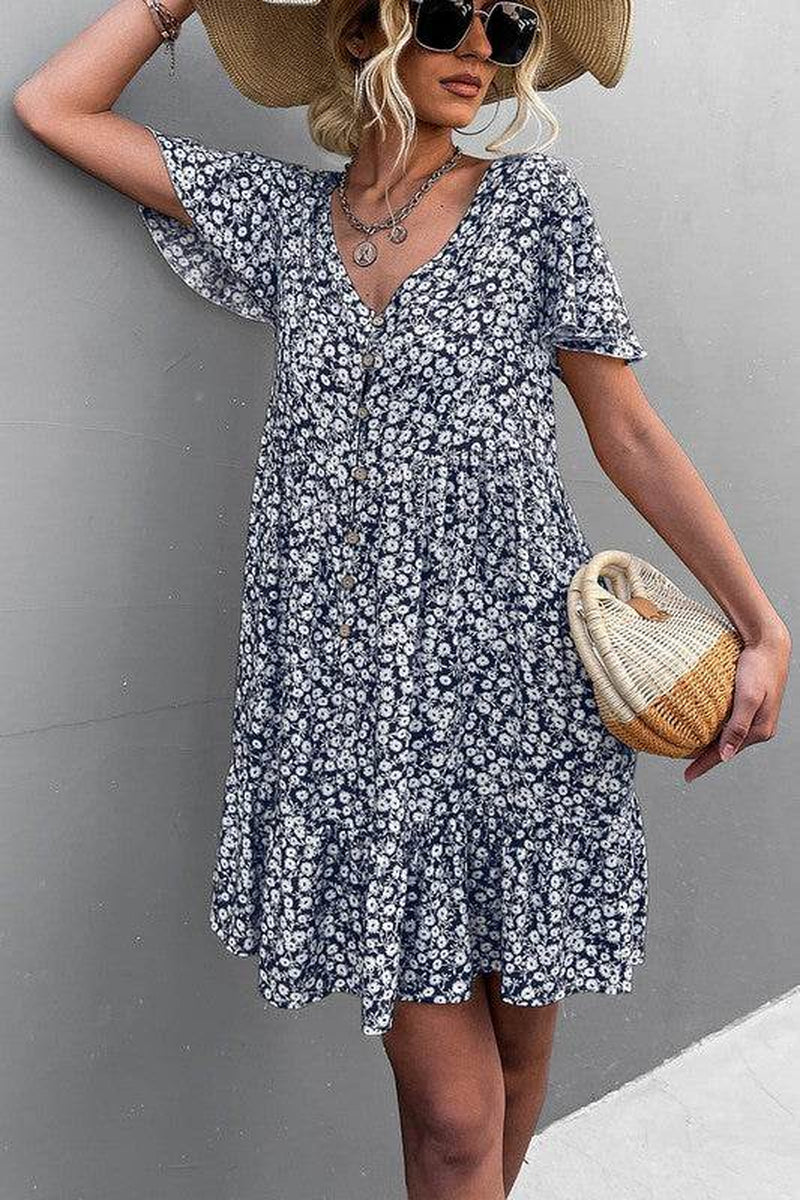 Vienna Floral Midi Dress