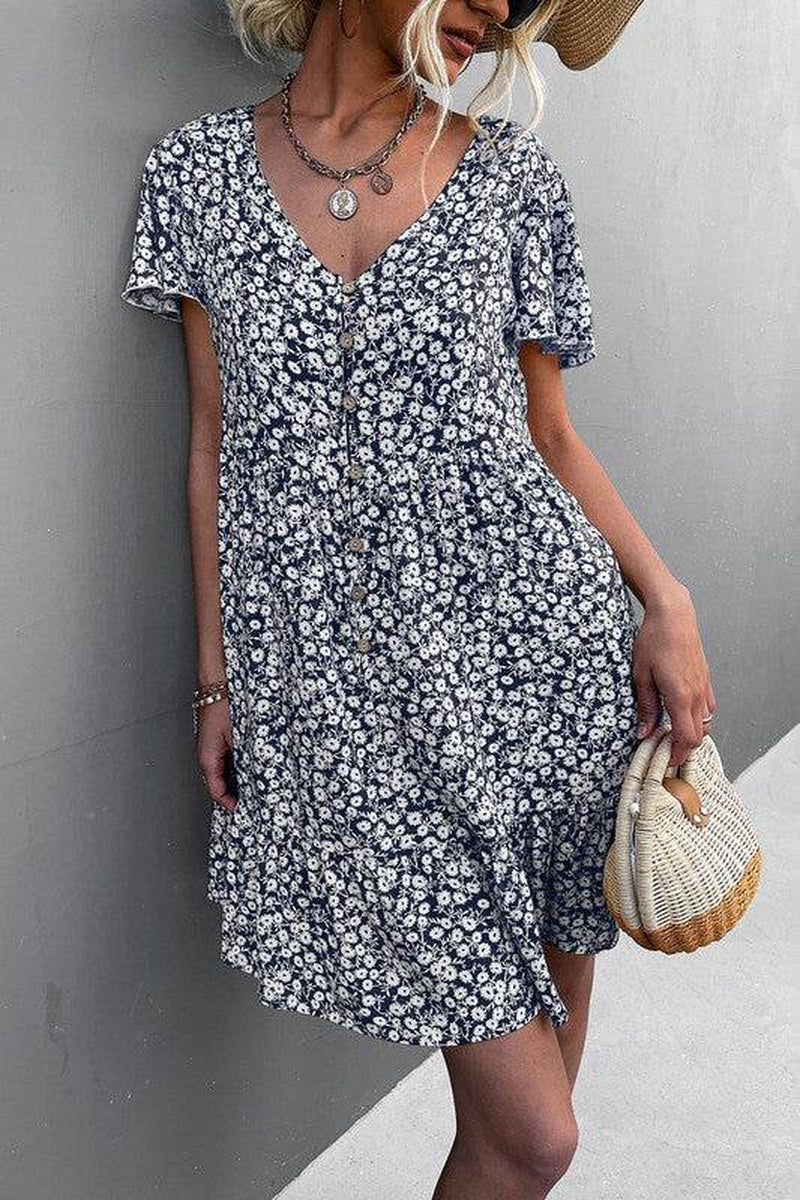 Vienna Floral Midi Dress
