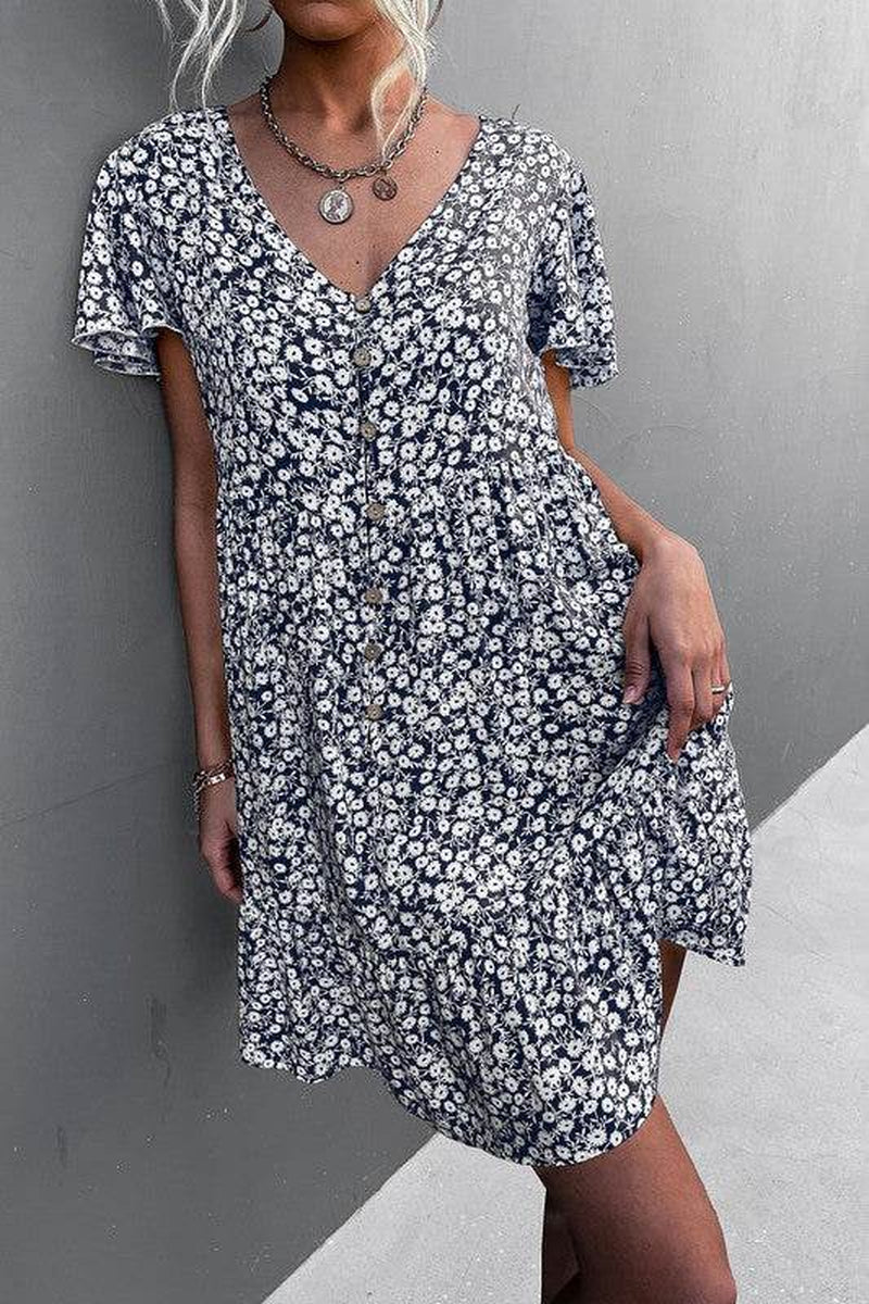 Vienna Floral Midi Dress