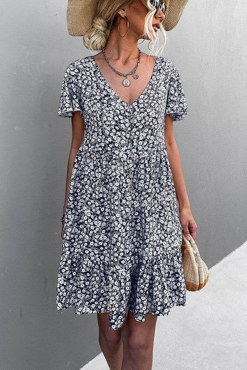 Vienna Floral Midi Dress