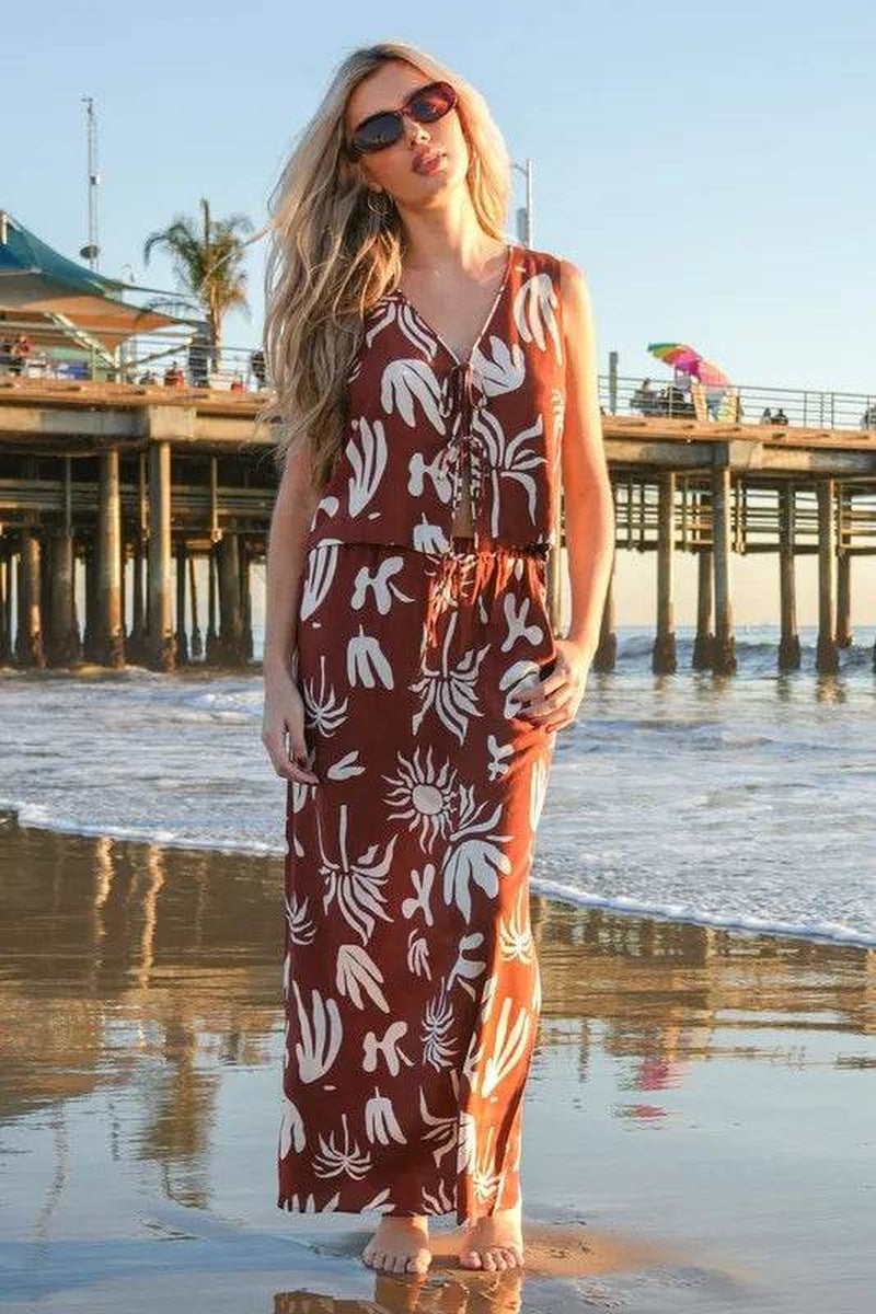 Riviera Printed Resort Skirt